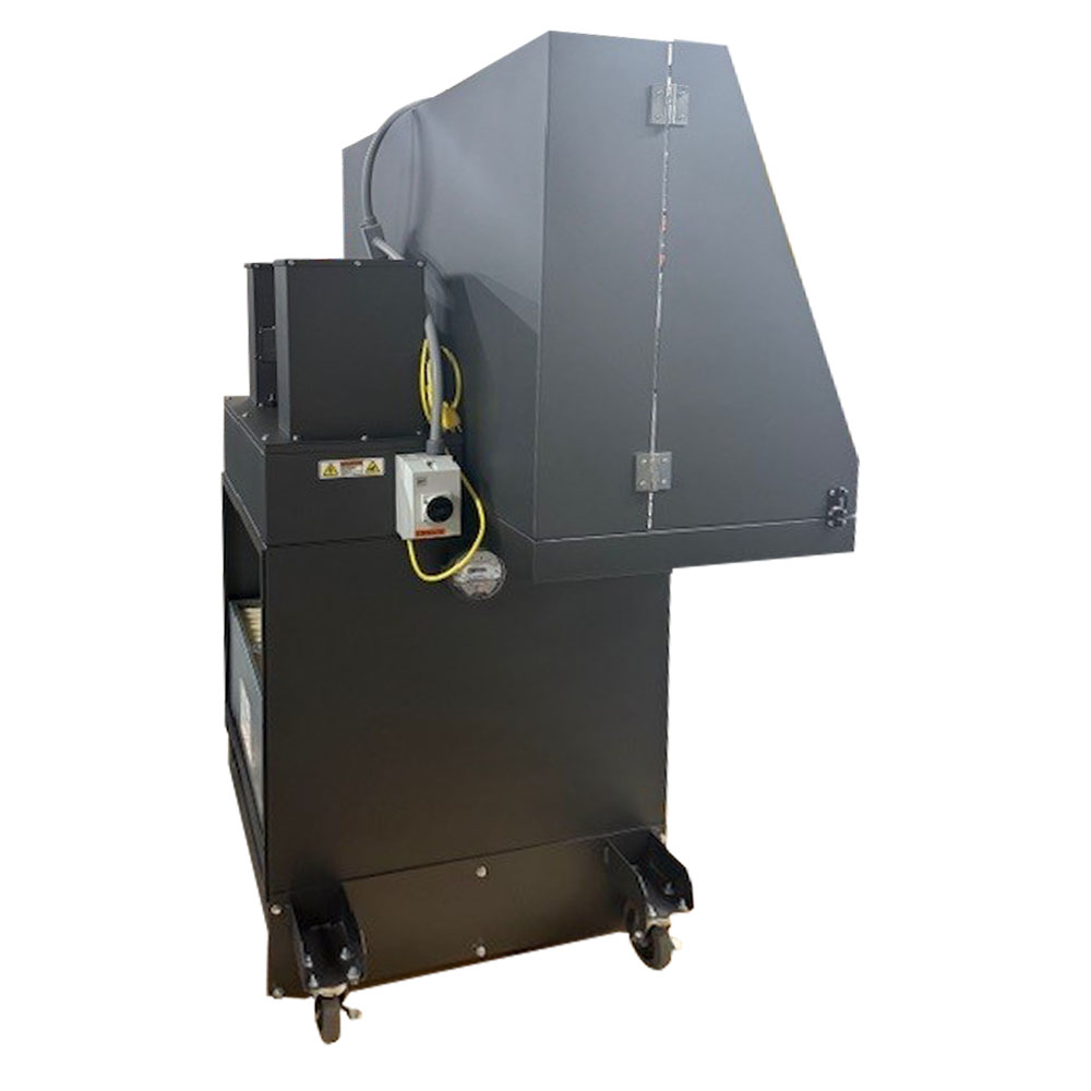 AER Downdraft Table 48" x 24" Part Number PPB32000-01 Side View