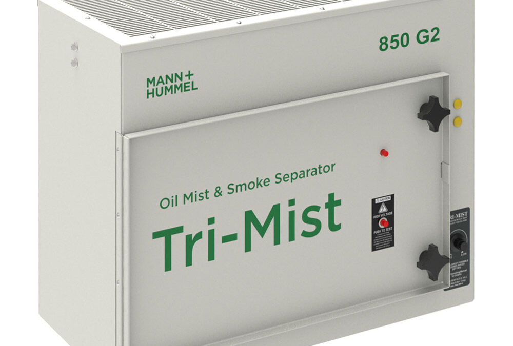 Tri-Mist 850G2 Mist Collector – 120V – White (2 ESP Cells)