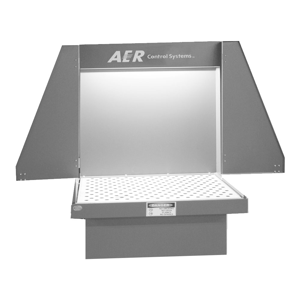 AER Downdraft Table 48" x 24" Part Number PPB32000-01 Sides Open