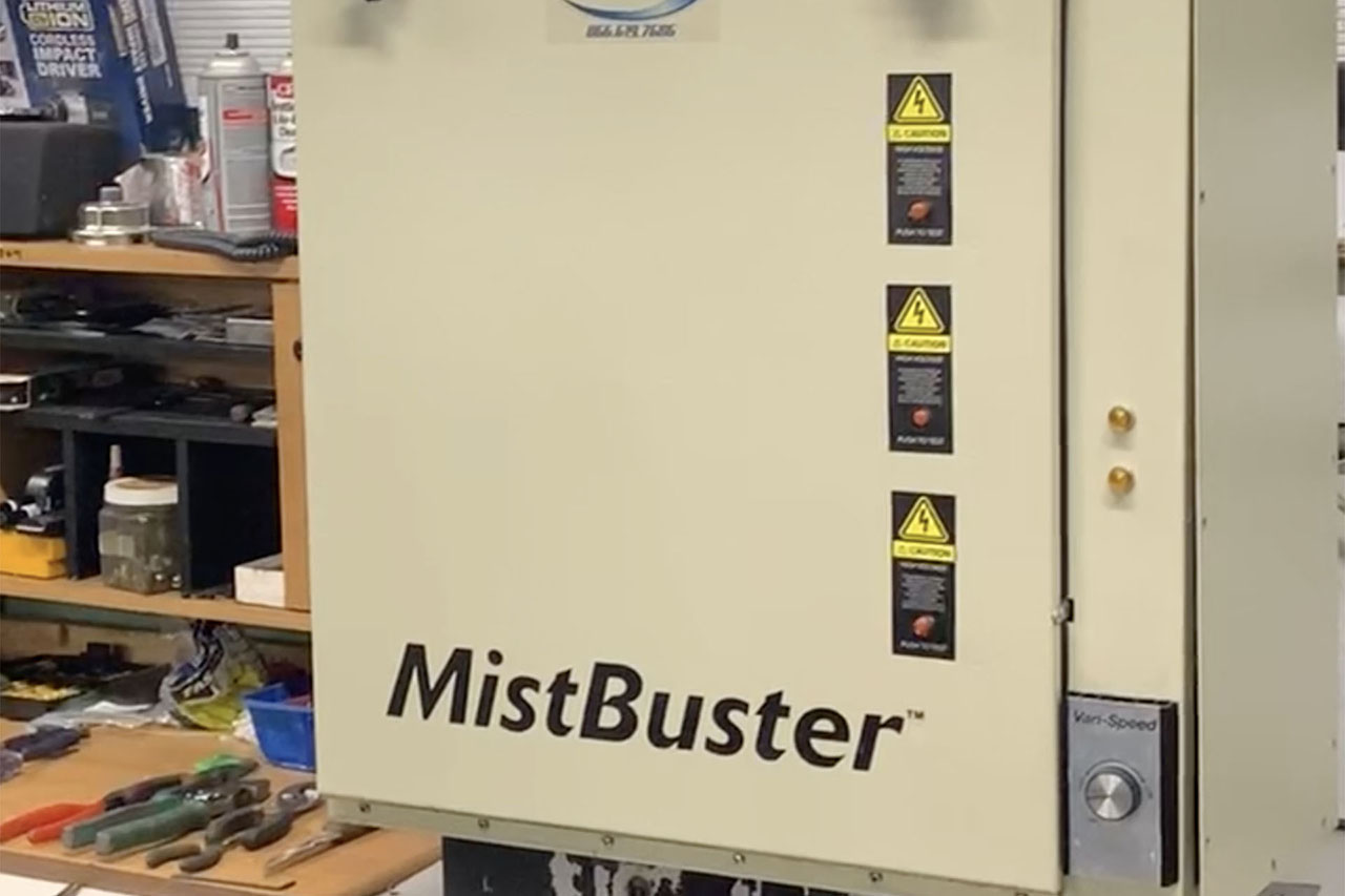 Light Blinking on a MistBuster Unit