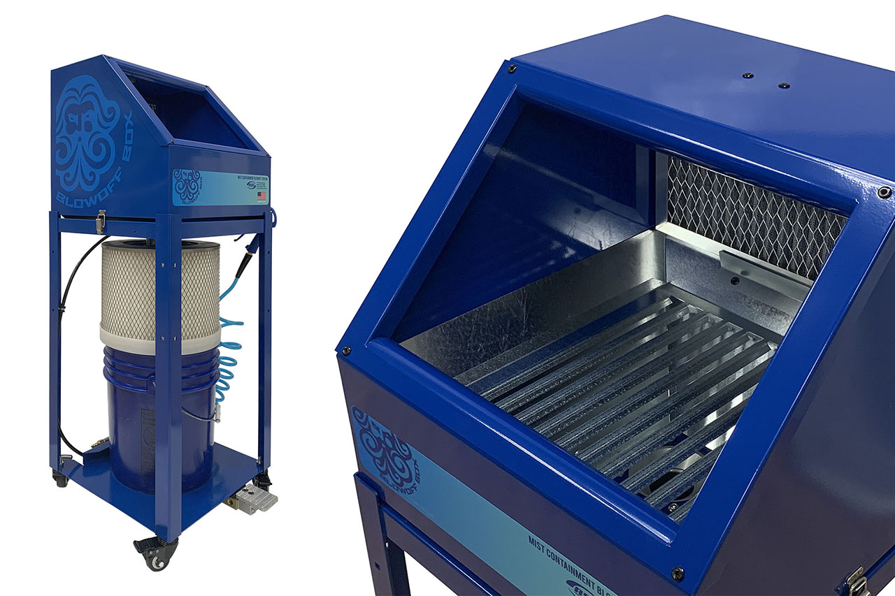 Side View of Mist Containment Station