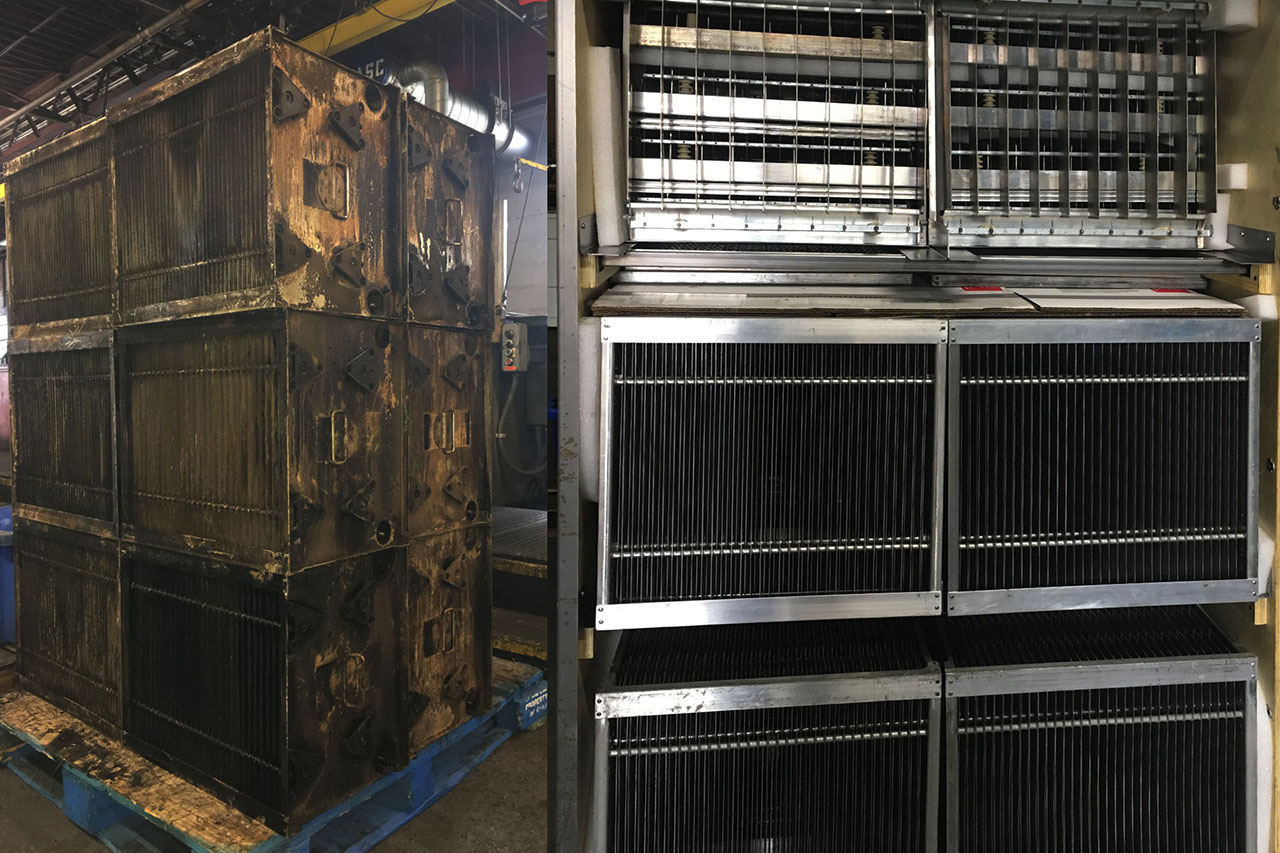 Offsite Program for Shipping Clean Electrostatic Cells